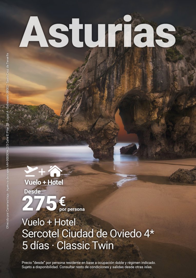 ASTURIAS - VUELO + HOTEL